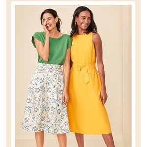 Loft fully lined spring/summer skirt